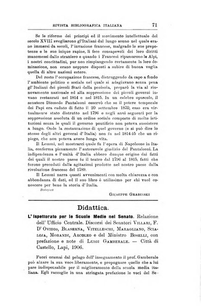 Rivista bibliografica italiana