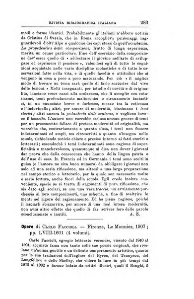 Rivista bibliografica italiana