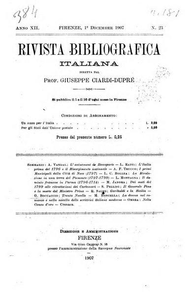 Rivista bibliografica italiana