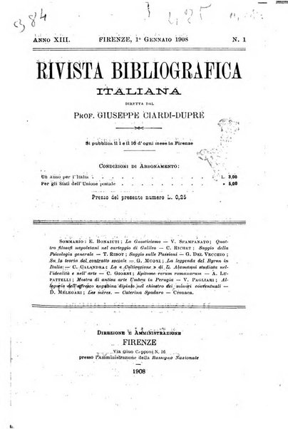 Rivista bibliografica italiana