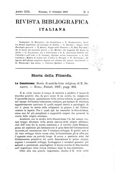 Rivista bibliografica italiana