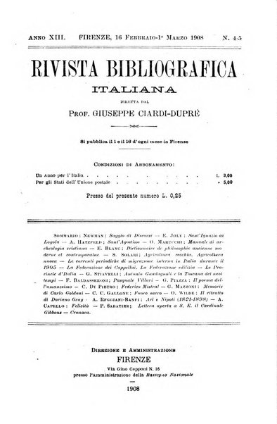 Rivista bibliografica italiana