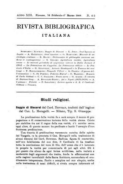 Rivista bibliografica italiana