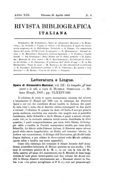 Rivista bibliografica italiana