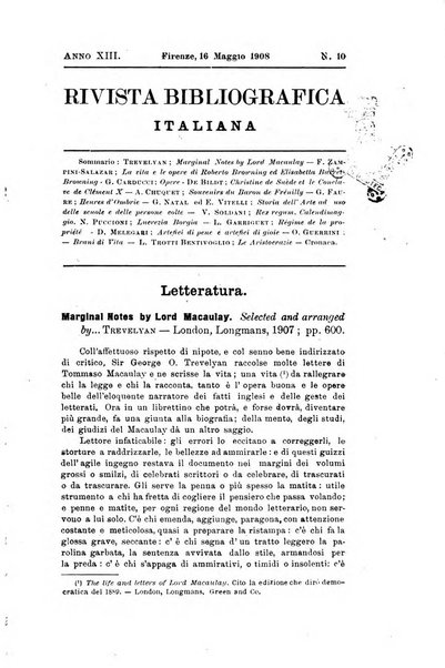 Rivista bibliografica italiana