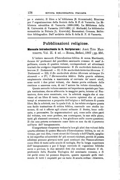 Rivista bibliografica italiana