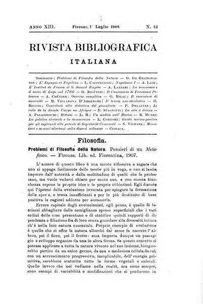 Rivista bibliografica italiana