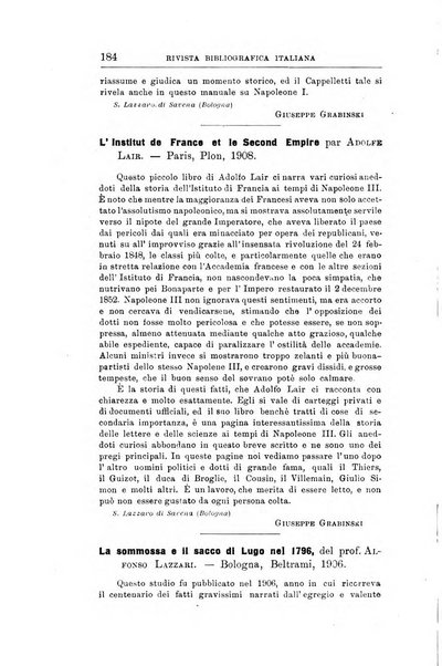 Rivista bibliografica italiana