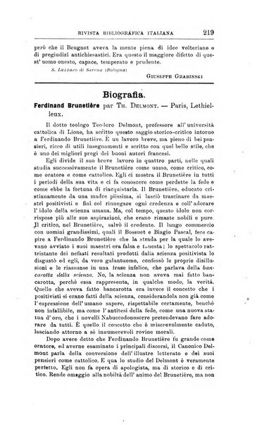 Rivista bibliografica italiana