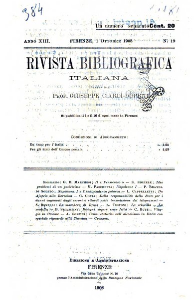 Rivista bibliografica italiana