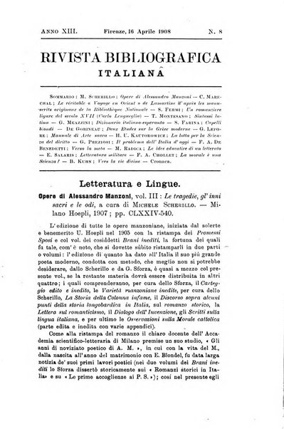 Rivista bibliografica italiana