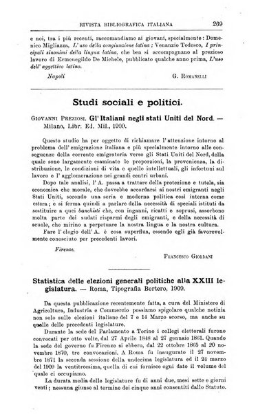 Rivista bibliografica italiana