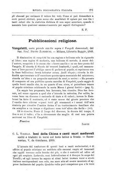 Rivista bibliografica italiana