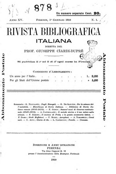 Rivista bibliografica italiana