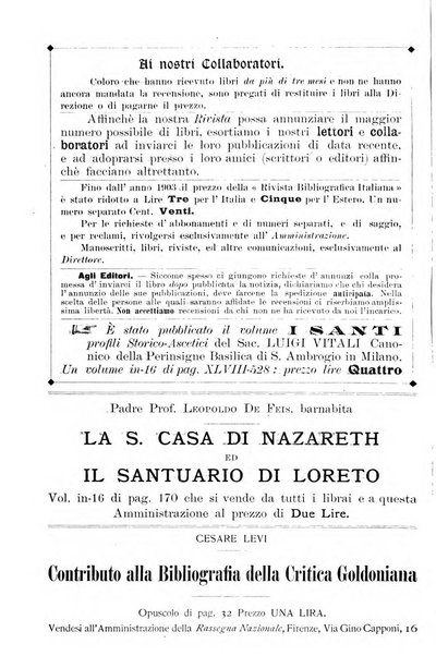 Rivista bibliografica italiana