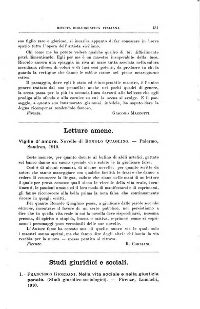 Rivista bibliografica italiana