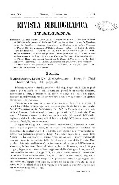 Rivista bibliografica italiana