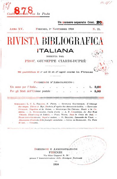 Rivista bibliografica italiana