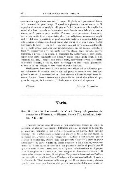 Rivista bibliografica italiana