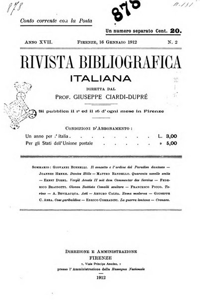 Rivista bibliografica italiana