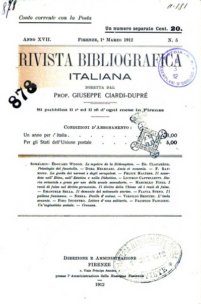 Rivista bibliografica italiana