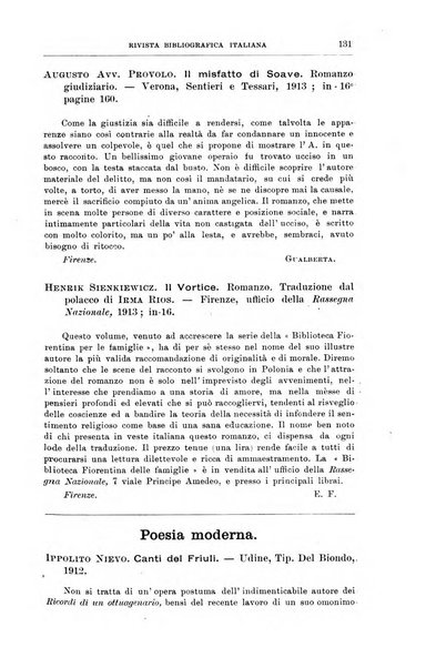 Rivista bibliografica italiana