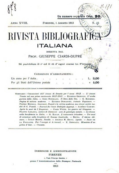 Rivista bibliografica italiana