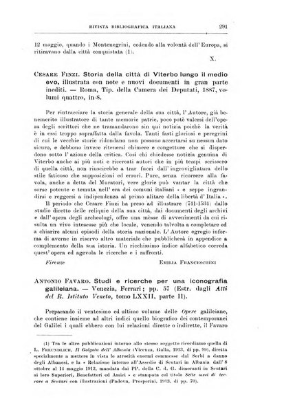 Rivista bibliografica italiana