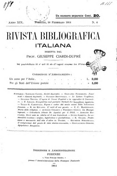 Rivista bibliografica italiana