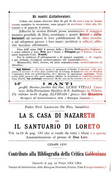 Rivista bibliografica italiana