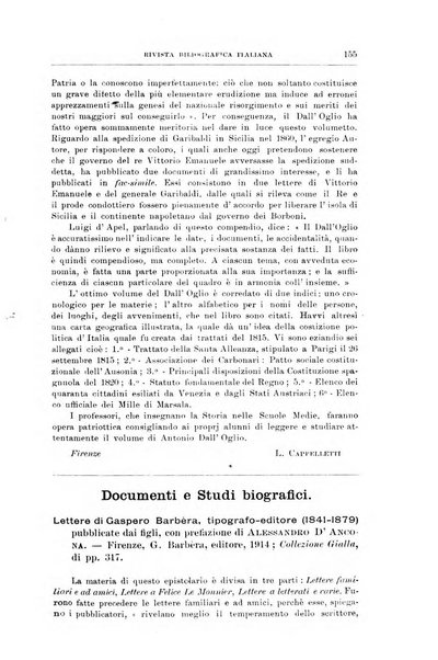 Rivista bibliografica italiana