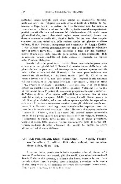 Rivista bibliografica italiana