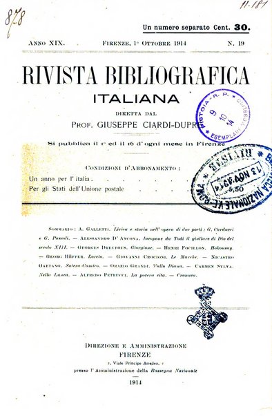 Rivista bibliografica italiana