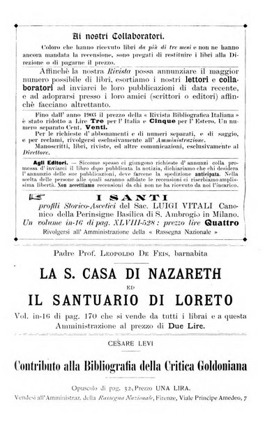 Rivista bibliografica italiana