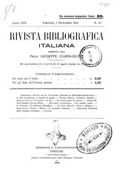 Rivista bibliografica italiana