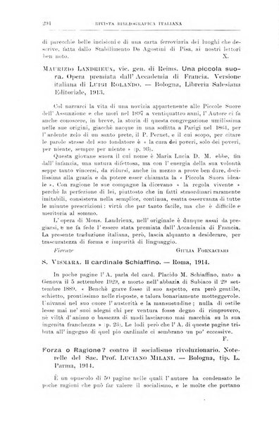 Rivista bibliografica italiana