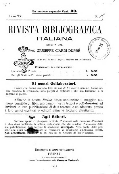 Rivista bibliografica italiana