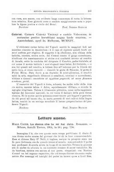 Rivista bibliografica italiana