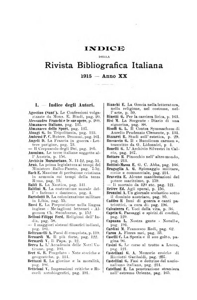 Rivista bibliografica italiana