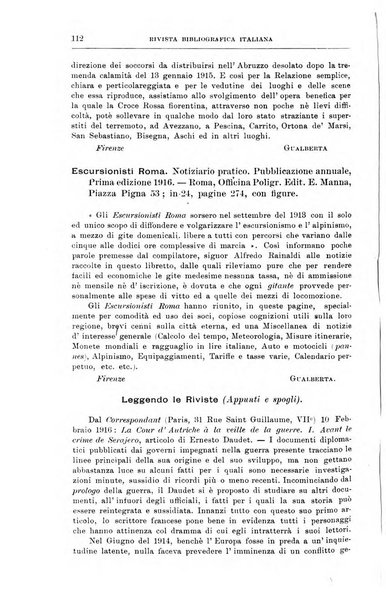 Rivista bibliografica italiana