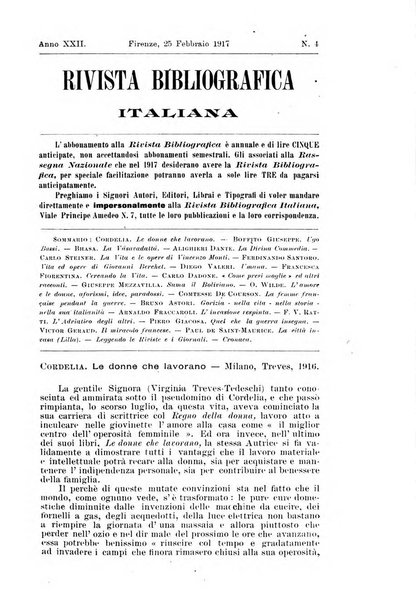 Rivista bibliografica italiana