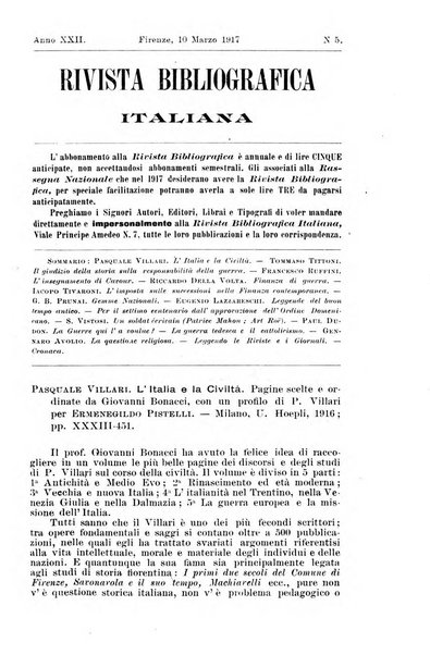 Rivista bibliografica italiana