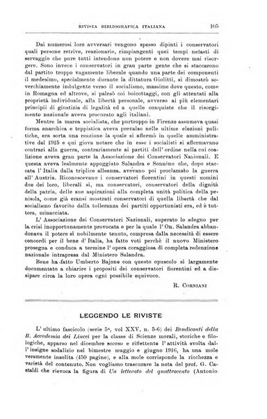 Rivista bibliografica italiana