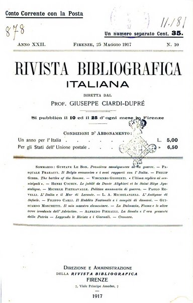 Rivista bibliografica italiana