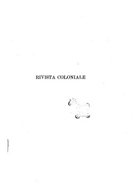 Rivista coloniale organo dell'Istituto coloniale italiano