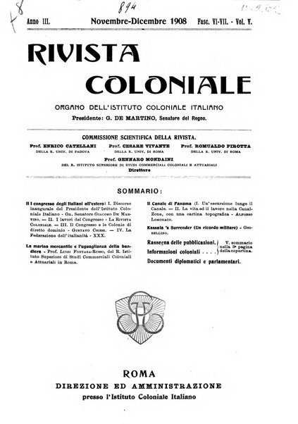 Rivista coloniale organo dell'Istituto coloniale italiano