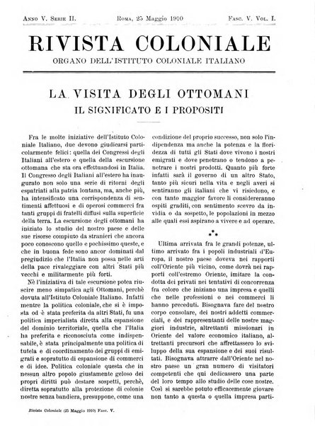 Rivista coloniale organo dell'Istituto coloniale italiano