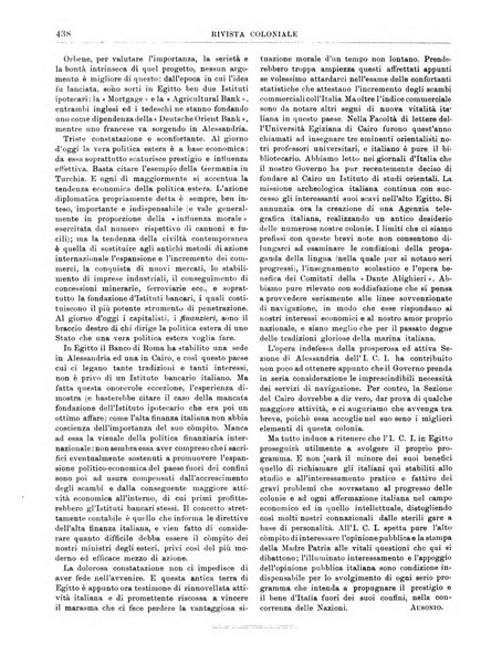 Rivista coloniale organo dell'Istituto coloniale italiano