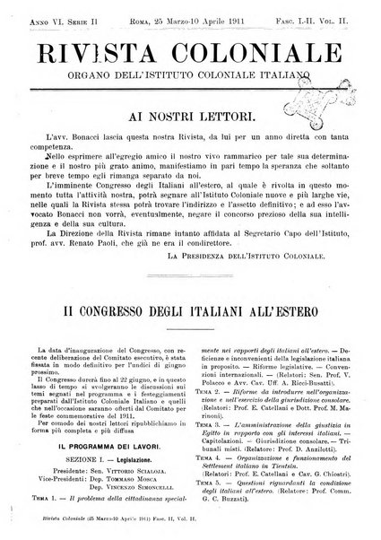 Rivista coloniale organo dell'Istituto coloniale italiano