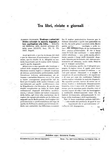 Rivista coloniale organo dell'Istituto coloniale italiano